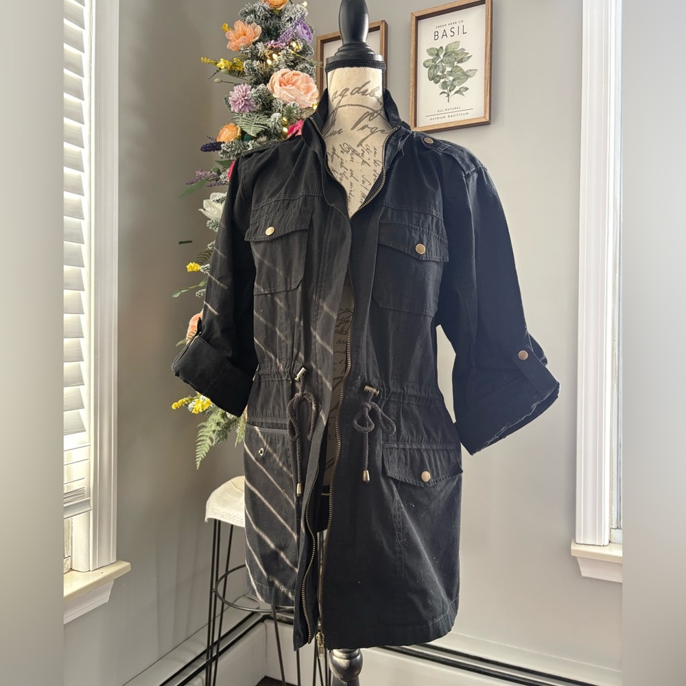 Sky Plus women’s black utility jacket 3x